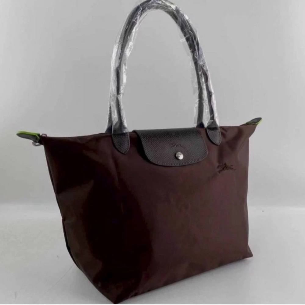 Medium Longchamp Chocolate Brown Shoulder Bag - Picture 3 of 11